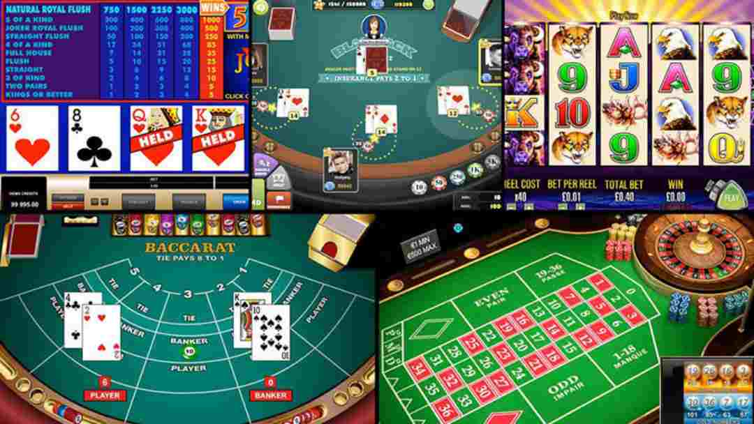 Một số tựa game bài, casino và game đổi thưởng